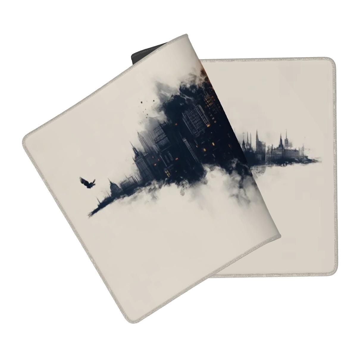 Sherlock Noir Mouse Pad | Cinematic, London Steampunk Decor | Dark Academia Aesthetic Mouse Pad