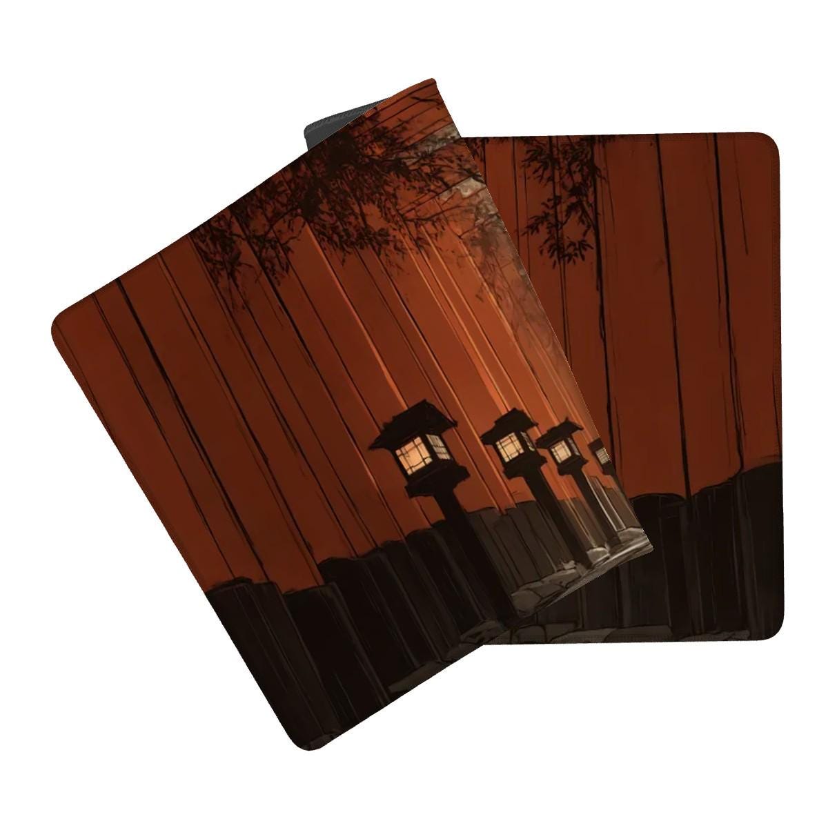Japanese Red Gate Mouse Pad | Fushimi Inari Torii Path Desk Mat