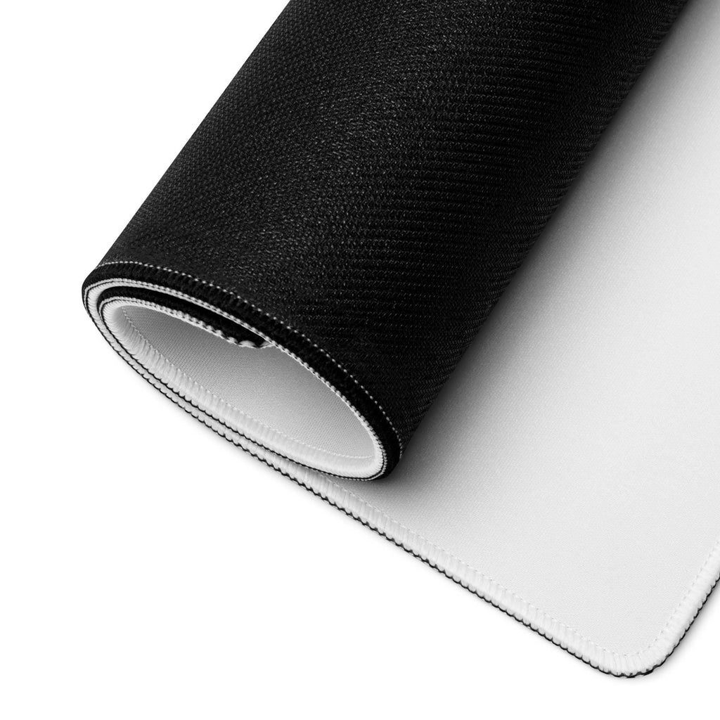 Halloween Botanical Desk Mat | Pumpkin and Black Cat Design, William Morris, Gothic Art Nouveau Style Mouse Pad | Autumn Desk Decor